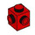 LEGO rot Backstein 1 x 1 mit Zwei Bolzen auf Adjacent Sides (26604)
