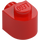 LEGO Red Brick 1 x 1 x 0.7 Round with Side Stud (3386)