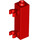 LEGO rouge Brique 1 x 1 x 3 avec Verticale Clips (Stud solide) (60583)