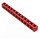 LEGO Rood Steen 1 x 12 met Gaten (3895)