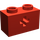 LEGO rouge Brique 1 x 2 avec Essieu Trou (ouverture &#039;+&#039; et support de goujon inférieur) (32064)