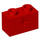 LEGO rouge Brique 1 x 2 avec Essieu Trou (Ouverture &#039;X&#039;) (32064)