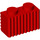 LEGO rouge Brique 1 x 2 avec Grille (2877)