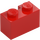 LEGO Rood Steen 1 x 2 met groef (4216)