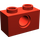 LEGO Rood Steen 1 x 2 met Gat (3700)
