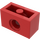 LEGO Rood Steen 1 x 2 met Gat (3700)