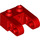 LEGO Red Brick 1 x 2 with Pin Hole and 2 Half Beam Side Extensions with Axle Hole (49132 / 85943)