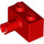 LEGO rouge Brique 1 x 2 avec Épingle sans support de goujon inférieur (2458)