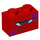 LEGO rot Backstein 1 x 2 mit Queen Watevra Wa&#039;Nabi Grumpy Gesicht mit Unterrohr (3004 / 47820)