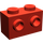 LEGO rouge Brique 1 x 2 avec Goujons sur Une Côté (11211)