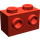 LEGO Red Brick 1 x 2 with Studs on One Side (11211)