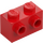 LEGO Rood Steen 1 x 2 met Noppen aan Tegenoverliggende zijden (52107)