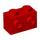 LEGO rot Backstein 1 x 2 mit Bolzen auf Gegenüberliegende Seiten (52107)