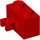 LEGO rot Backstein 1 x 2 mit Vertikale Clip (Lücke im Clip) (30237)