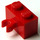 LEGO Rood Steen 1 x 2 met Verticaal Klem (Open &#039;O&#039;-clip) (42925 / 95820)