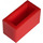 LEGO Red Brick 1 x 2 without Bottom Tube (3065 / 35743)