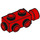 LEGO rouge Brique 1 x 2 x 0.7 avec Goujons sur Sides (4595)