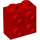 LEGO rouge Brique 1 x 2 x 1.6 avec Goujons sur Une Côté (1939 / 22885)