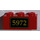 LEGO Red Brick 1 x 3 with 5972 Sticker (3622)