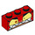 LEGO Rojo Ladrillo 1 x 3 con Angry Unikitty Cara (3622 / 38921)