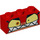 LEGO Rojo Ladrillo 1 x 3 con Angry Unikitty Cara (3622 / 38921)