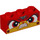 LEGO Red Brick 1 x 3 with Angry unikitty face (3622 / 53608)