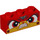 LEGO Rood Steen 1 x 3 met Angry unikitty Gezicht (3622 / 53608)