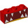 LEGO rot Backstein 1 x 3 mit Zähne (3622 / 20727)