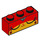 LEGO Red Brick 1 x 3 with Warrior unikitty sleeping face (3622 / 47796)