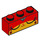 LEGO rot Backstein 1 x 3 mit Warrior unikitty sleeping Gesicht (3622 / 47796)