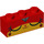 LEGO Red Brick 1 x 3 with Warrior unikitty sleeping face (3622 / 47796)