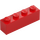 LEGO Red Brick 1 x 4 with 4 Studs on One Side (30414)