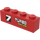 LEGO Rood Steen 1 x 4 met &#039;7&#039; en Turbo Racer (Links) Sticker (3010)