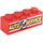 LEGO Red Brick 1 x 4 with &#039;AUTO SERVICE&#039; and Wrench (3010)