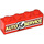 LEGO Rood Steen 1 x 4 met &#039;AUTO SERVICE&#039; en Wrench (3010 / 81870)