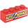 LEGO Rouge Brique 1 x 4 avec &#039;AUTO SERVICE&#039; et Wrench (3010 / 81870)