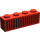 LEGO Rood Steen 1 x 4 met Zwart 15 Bars Rooster (3010)