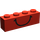 LEGO rouge Brique 1 x 4 avec Noir Smile (3010 / 82356)