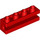 LEGO Rood Steen 1 x 4 met groef (2653)