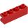 레고 빨간색 벽돌 1 x 4 그루브와 함께 (2653)