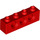 LEGO rot Backstein 1 x 4 mit Löcher (3701)