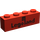 LEGO rot Backstein 1 x 4 mit Legoland-Logo Schwarz (3010)
