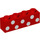 LEGO Rood Steen 1 x 4 met Wit Polka Dots (3010 / 42208)