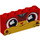 LEGO rot Backstein 1 x 5 x 2 mit Happy Unikitty Gesicht (39266 / 47709)