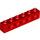 LEGO rot Backstein 1 x 6 mit Löcher (3894)