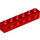 LEGO rot Backstein 1 x 6 mit Löcher (3894)