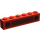 LEGO rouge Brique 1 x 6 avec Town Auto Grille Noir (3009)