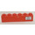 LEGO Red Brick 1 x 6 with &#039;Wien - Zurich&#039; on Right Side Sticker (3009)