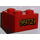 LEGO Rood Steen 2 x 2 Hoek met ‘99721’ (Links) Sticker (2357)