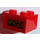 LEGO rouge Brique 2 x 2 Coin avec 99721 Droite Autocollant (2357)
